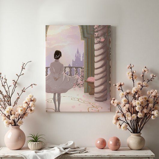 Magical Fairy Tale Palace Wall Canvas キャンバスプリント