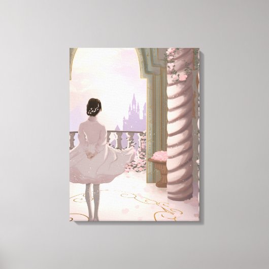 Magical Fairy Tale Palace Wall Canvas キャンバスプリント (正面)