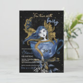 Magical Fairy Teacup Tea Time with Fairy Birthday  招待状 (スタンド正面)