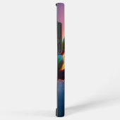 Magical fairy with dewdrop lantern on the branch samsung galaxyケース (右側面)