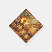 Magical Fall Fairy Pumpkin Patch Découpage Napkins スタンダードカクテルナプキン (角)