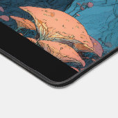 Magical Fantasy Enchanted Mushroom Forest Woodland デスクマット (コーナー)