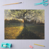 Magical fireflies dreamy landscape 薄葉紙 (クラフト)