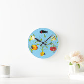 Magical Fish and Plants Ocean Round Clock ラウンド壁時計 (ホーム)