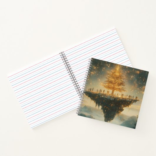 Magical Floating Christmas Tree Notebook ノートブック (内部)