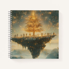 Magical Floating Christmas Tree Notebook ノートブック