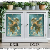 Magical Floating Snowman Spirit DX2L Decoupage 薄葉紙