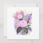 Magical Floral Bouquet in Golden Frame シーズンカード (正面)