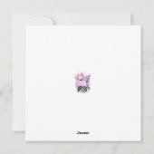 Magical Floral Bouquet in Golden Frame シーズンカード (裏面)