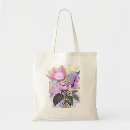 Magical Floral Bouquet in Golden Frame トートバッグ
