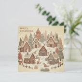 Magical Forest Boho Christmas シーズンカード (スタンド正面)