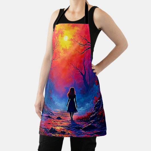 Magical Forest Girl's Solitude Design エプロン (インサイチュ)