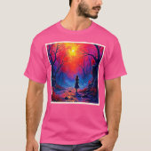 Magical Forest Girl's Solitude Design Tシャツ (正面)
