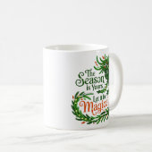 Magical Forest Queen Cozy Christmas Drinkware gift コーヒーマグカップ (正面右)