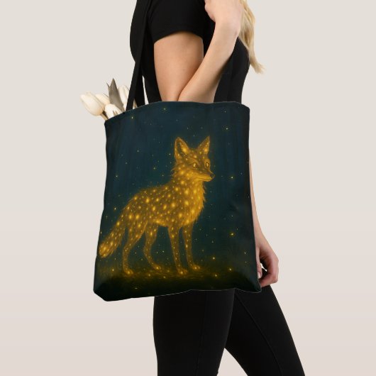 Magical fox tote bag トートバッグ (クローズアップ)