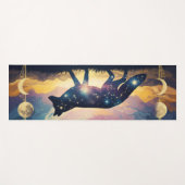 Magical Fox Under the Stars Yoga Mats ヨガマット (正面(横))