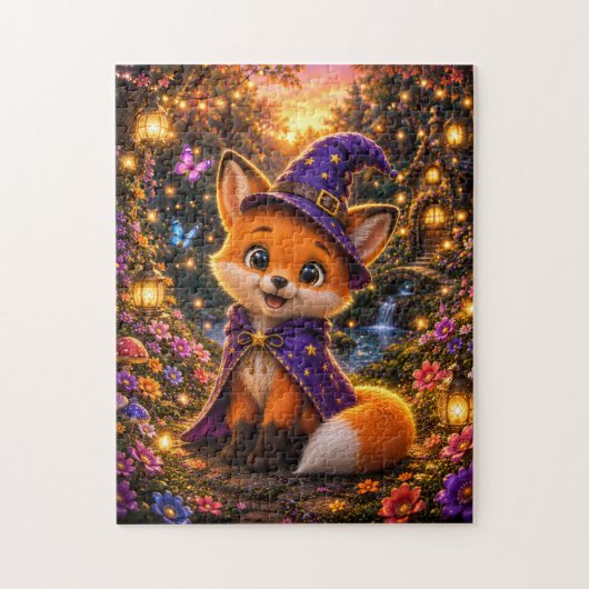 Magical Fox Wizard Jigsaw Puzzle ジグソーパズル (縦)