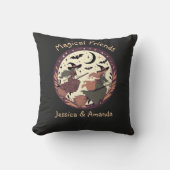 Magical Friends - Halloween Moonlight Scene クッション (正面)