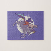 Magical Friends |Unicorn, Alpaca, Kitten, Sloth ジグソーパズル (横)