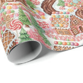 Magical Gingerbread Village ラッピングペーパー (ロールコーナー)