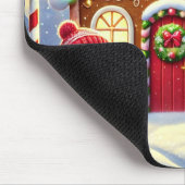 Magical Gingerbread Wonderland: Festive Snowman an マウスパッド (コーナー)