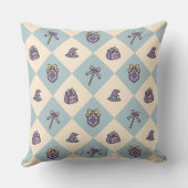 Magical Girl Blue Checkered クッション (裏面)