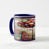 Magical Glowing Balloon Flower マグカップ (正面左)