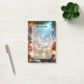 Magical Glowing Flowers Heart Garden  ポストイット (オフィス)