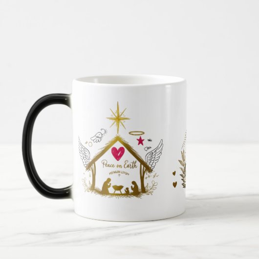 Magical Golden Nativity Color Morphing Mug モーフィングマグカップ (左)