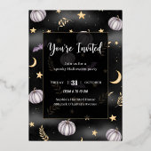 Magical Halloween Party 箔招待状 (裏面)