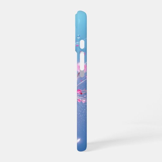 Magical Heart - Sparkling Love Tree Phone Case iPhone 16ケース (左側面)