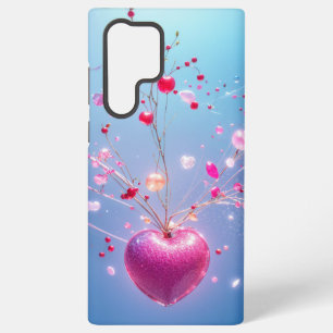 Magical Heart - Sparkling Love Tree Phone Case Samsung Galaxy S22 Ultraケース