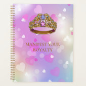 Magical Heart Tiara Spiral Notebook プランナー手帳 (正面)