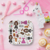 Magical Hermione Granger Watercolor ペーパープレート (パーティー)