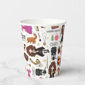 Magical Hermione Granger Watercolor 紙コップ (裏面)