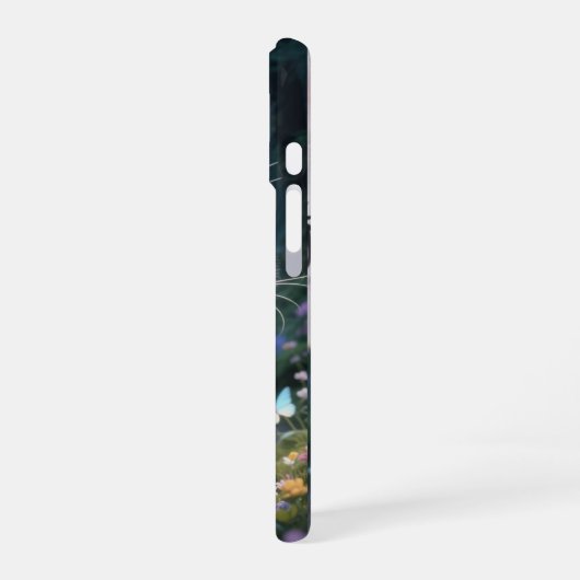 Magical Kawaii Cat Phone Case iPhone 16ケース (左側面)