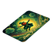 Magical Leprechaun St. Patrick’s Day Art マグネット (左側)