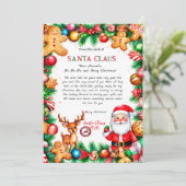 Magical Letter from Santa Card 招待状 (スタンド正面)
