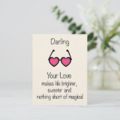 Magical Love Lenses Postcard シーズンカード (スタンド正面)