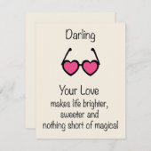 Magical Love Lenses Postcard シーズンカード (正面/裏面)