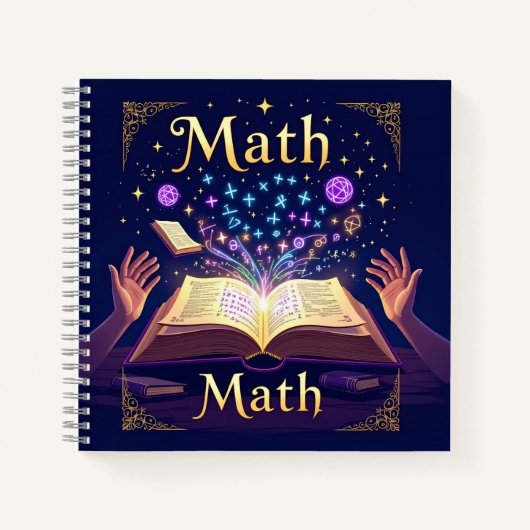 Magical Math Enlightenment Notebook | Personalized ノートブック (正面)