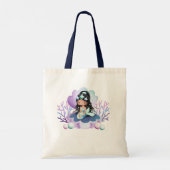 Magical Mermaid | 水彩バースデー トートバッグ (裏面)