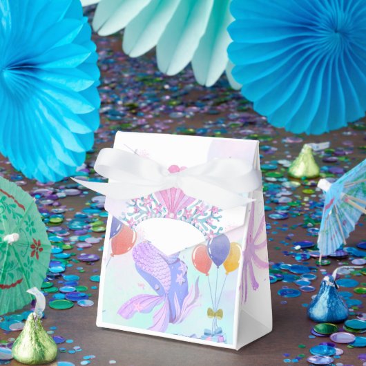 Magical  Mermaid Birthday Invitation Card フェイバーボックス (パーティー)