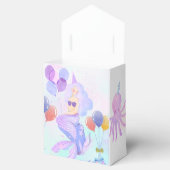 Magical  Mermaid Birthday Invitation Card フェイバーボックス (オープン)
