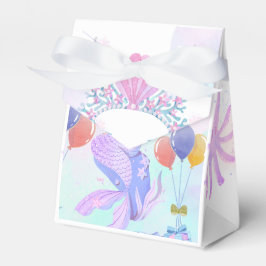 Magical  Mermaid Birthday Invitation Card フェイバーボックス