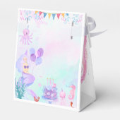 Magical  Mermaid Birthday Invitation Card フェイバーボックス (裏面サイド)