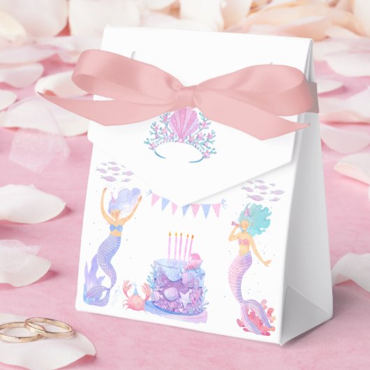 Magical Mermaid Under the Sea Kids Birthday フェイバーボックス (ウェディング)