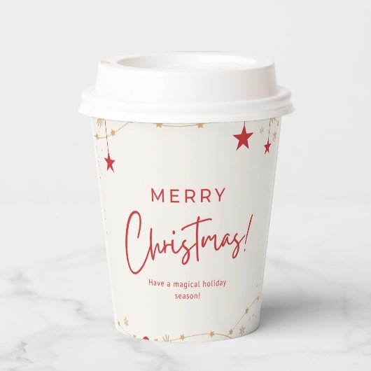 Magical Merry Christmas 紙コップ (裏面)