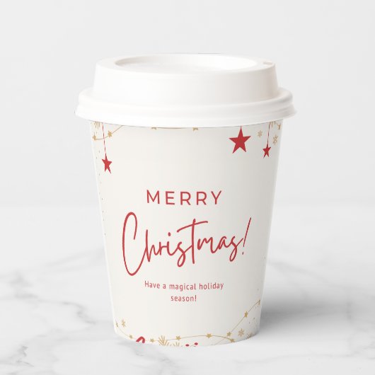 Magical Merry Christmas 紙コップ (正面)