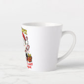Magical Merry Christmas Snowman Latte Mug Candy Ca カフェラテマグ (右)